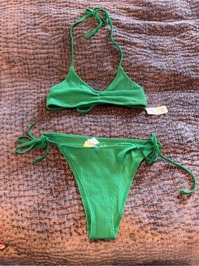 aerie Emerald Green Bikini Bottoms